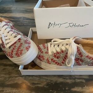 Betsy Johnson Candy Cane Sneakers